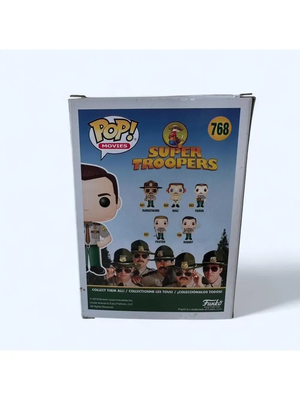 Funko Pop! Super Troopers Rabbit number 768.